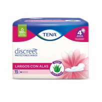 TENA DISCREET LARGOS X15 CON ALAS ALOE