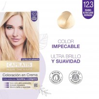 CAPILATIS KIT TINTURA 12.3 RUBIO ULTRA CLARO DORADO 