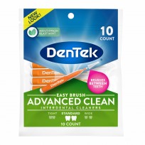 DENTEK CEPILLO INTERDENTAL STANDART X10U.