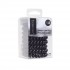 BASICARE COLITAS DE PELO ESPIRAL NEGRAS X8
