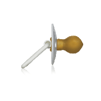 BABELITO CHUPETE REDONDO LATEX LUMINOSO X2 TALLE 2