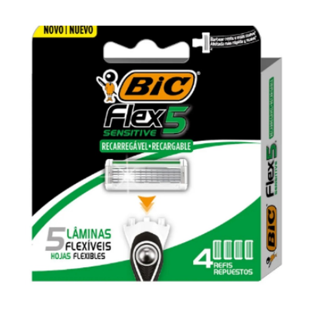 BIC FLEX 5 SENSITIVE REPUESTOS X4U