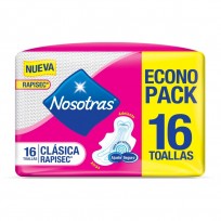 NOSOTRAS TOALLITAS X16 CLASICA RAPISEC