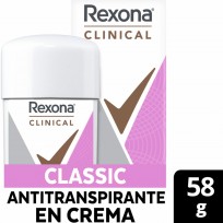 REXONA CLINICAL DEO EN CREMA X58 G FEM 
