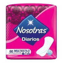 NOSOTRAS PROTECTORES DIARIOS X60 MULTIESTILO 