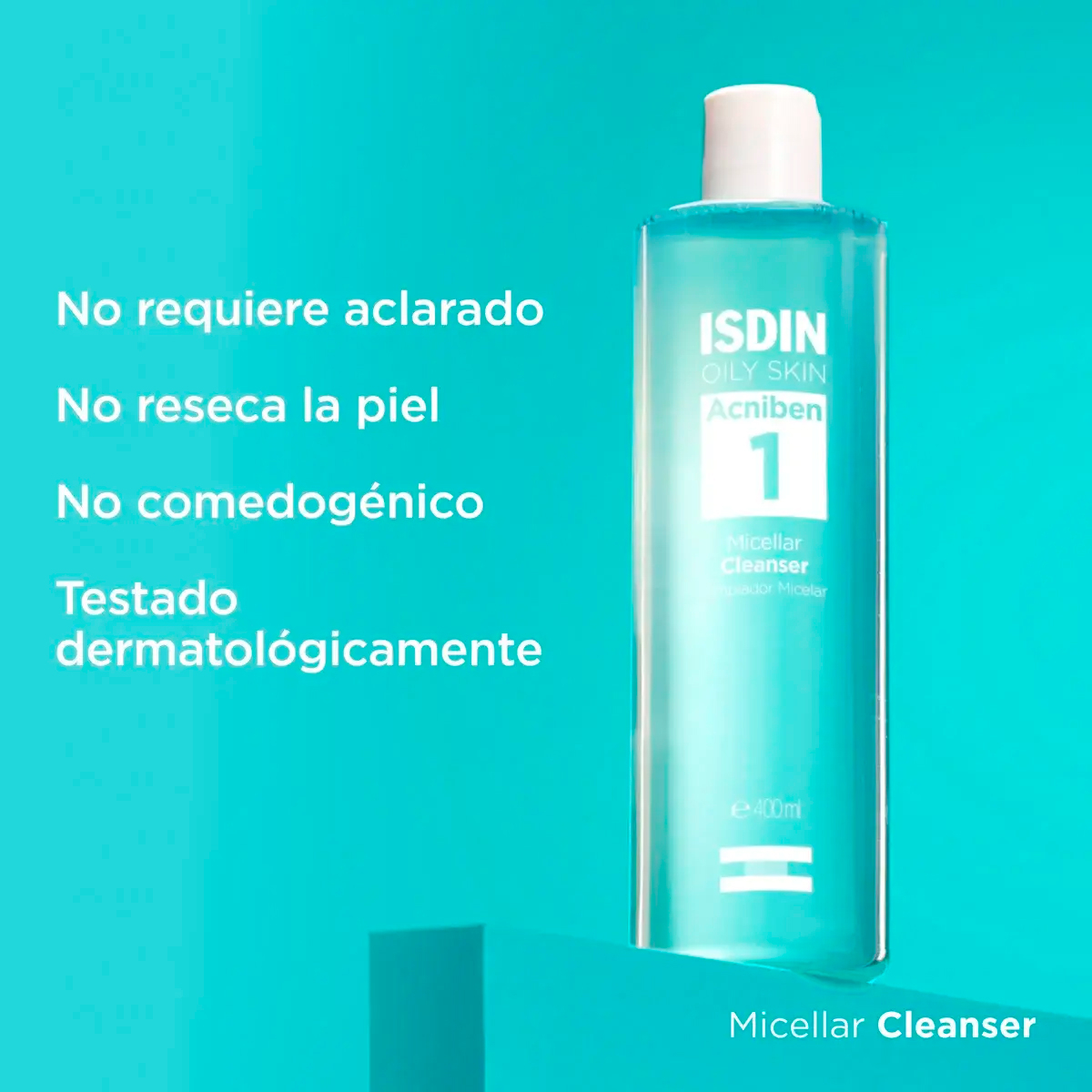 ISDIN ACNIBEN AGUA MICELAR X400 ML.