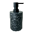 BUNGUIS SET JABONERA+DISPENSER+VASO PORTA CEPILLOS NEGRO