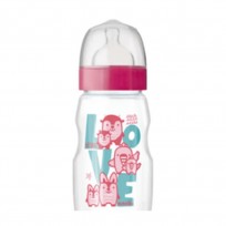BABELITO BIBERON BOCA ANCHA T1 ROSA X250ML