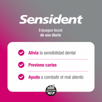 SENSIDENT COLUTORIO MENTA X250