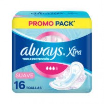 ALWAYS X16 MAXI PROTECCION SUAVE DIA CON ALAS