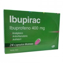 IBUPIRAC IBUPROFENO 400MG CAPS BLAND X24