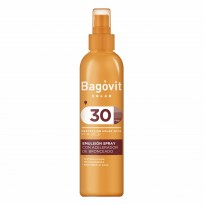 BAGOVIT SOLAR F30 CON ACELERADOR DE BRONCEADO SPRAY X200 GR.