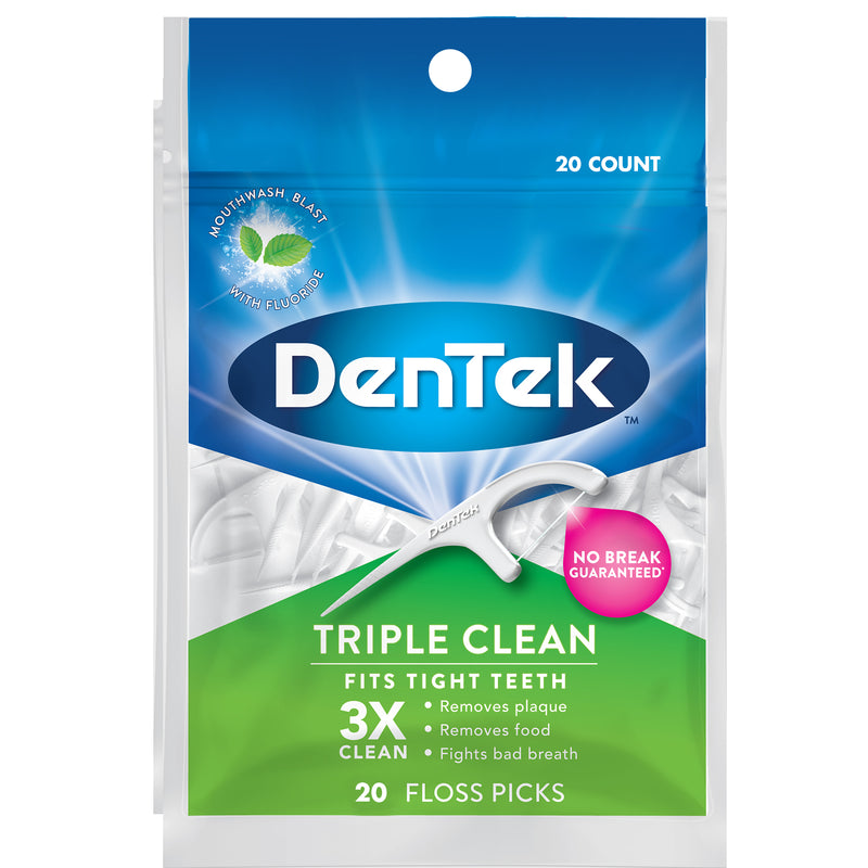 DENTEK HILO DENTAL TRIPLE CLEAN X 20 U.