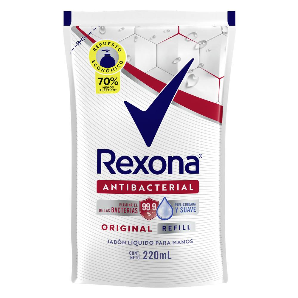 REXONA JABON LIQ. DP X220 ANTIBACTERIAL ORIGINAL