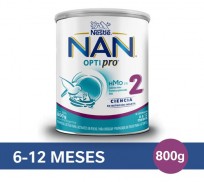 NAN 2 OPTIPRO FORMULA INFANTIL POLVO CON HMO LATA X 800 G