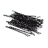 BASICARE HORQUILLAS NEGRAS MEDIANAS 6.2 CM X36U