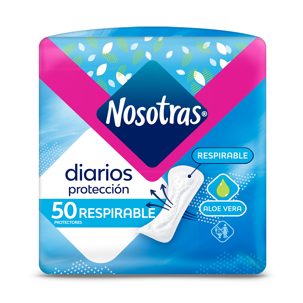 NOSOTRAS PROTECTORES DIARIOS RESPIRABLES X50u 