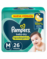 PAMPERS BABYDRY X26 M 