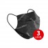 KIT ATOM PROTECT NEGRO CON CLIP NASAL X3 U.