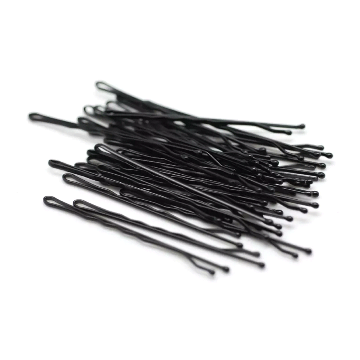 BASICARE HORQUILLAS NEGRAS MEDIANAS 6.2 CM X36U