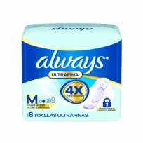 ALWAYS X8 ULTRAFINA SECA ALAS    