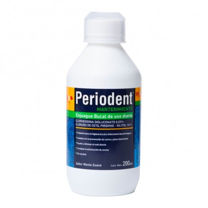 PERIODENT ENJUAGUE BUCAL X200 ML MANTENIMIENTO . Tienda Online Anika ...