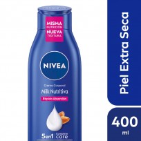 NIVEA BODY MILK NUTRITIVA PIEL EXTRA SECA X400ML     