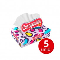 CAMPANITA PAÑUELOS CAJA X75 COMBO X5 U