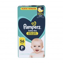 PAMPERS BABYDRY HIPOALERGÉNICO X56U.P        