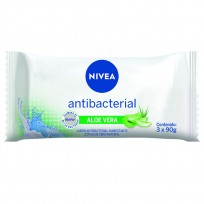 NIVEA JABON 3X90 ANTIBACTERIAL ALOE   