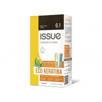 ISSUE KIT ECO KERATINA 6.1 RUBIO OSCURO CENIZA