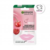 GARNIER SKIN MASCARILLA DE TELA LABIAL CHERRY