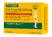 NATURAL LIFE ACEITE BACALAO X60U 1000mg