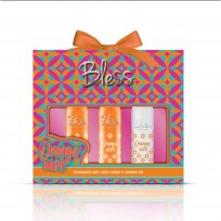 BLESS ORANGE WISH BODY SPLASH + S GEL + B LOTION  