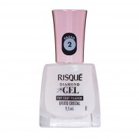 RISQUE ESMALTE GEL TOP COAT X 9,5 ML EFECTO CRISTAL