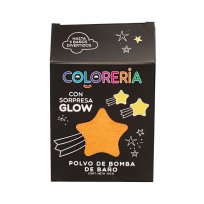 COLORERIA POLVO DE BOMBA DE BAÑO GLOW 