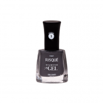 RISQUE ESMALTE GEL CINZA GRANITO