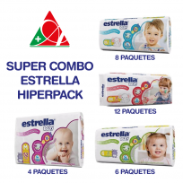 ESTRELLA PAÑALES SUPER COMBO 30 pañales