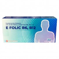 E-FOLIC B6B12 X30 COMP.       