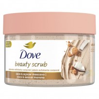 DOVE BODY SCRUB COCO Y AZUCAR MASCAVO X280