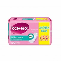 KOTEX PROTECTORES X100 ANTIBACTERIAL