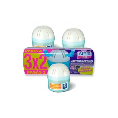 Desodorante de ambiente anti humedad Aire Pur Mini pino 75 g. - Carrefour