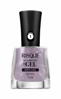 RISQUE ESMALTE GEL SEDA LILAS X 9,5 ML