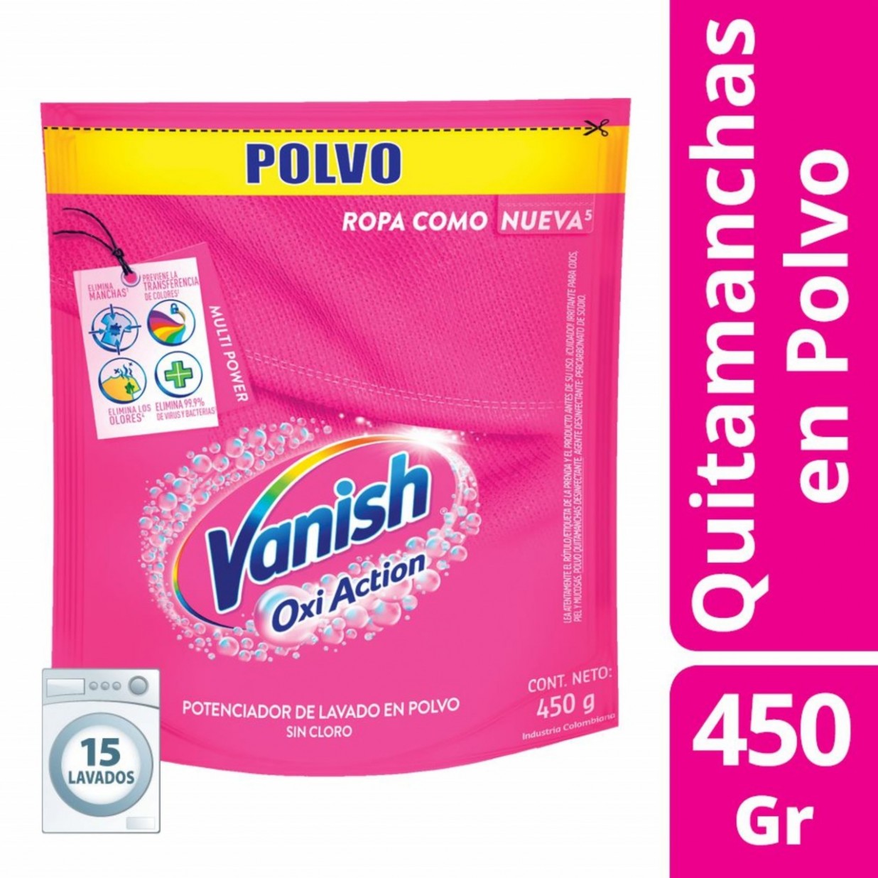 Quitamanchas Power White Pote Vanish 450gr