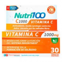 NUTRI100 C1000 VITAMINA C CAPSULAS X 30