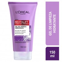 LOREAL REVITALIFT  GEL DE LIMPIEZA CON ACIDO HIALURONICO X150