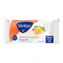 VERITAS JABON 3X120 NARANJA LIMON