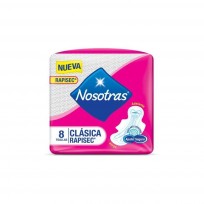 NOSOTRAS TOALLAS X8 CLASICA RAPISEC