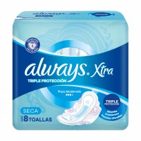 ALWAYS X8 XTRA TRIPLE PROTECCION DIA SECA