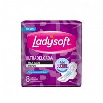 LADYSOFT TOALLAS X8 ALOE C/ALAS  